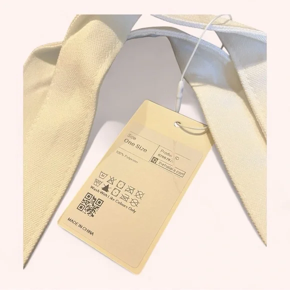 Halara Letter Print Casual White Large Basic Beach Canvas Tote Bag NWT OS - Picture 5 of 8